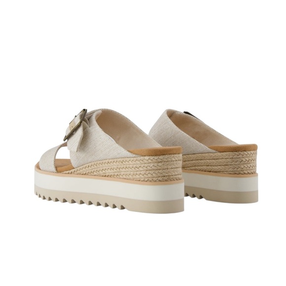 Diana Mule Buckle Wedge Sandal - Picture 3 of 7